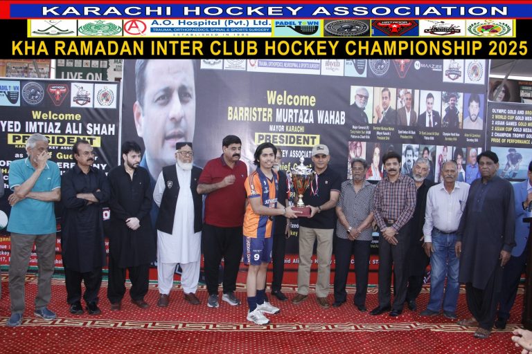 Winner Of KHA Ramadan Inter-Club Hockey Championship 2025.