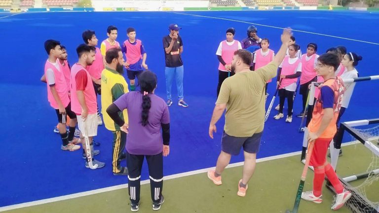 Match Between Ghulaman e Abbas & Karachi Youth Juniors Hockey Teams