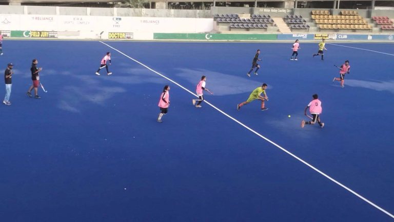 Match Between Ghulaman e Abbas & Karachi Youth Juniors Hockey Teams