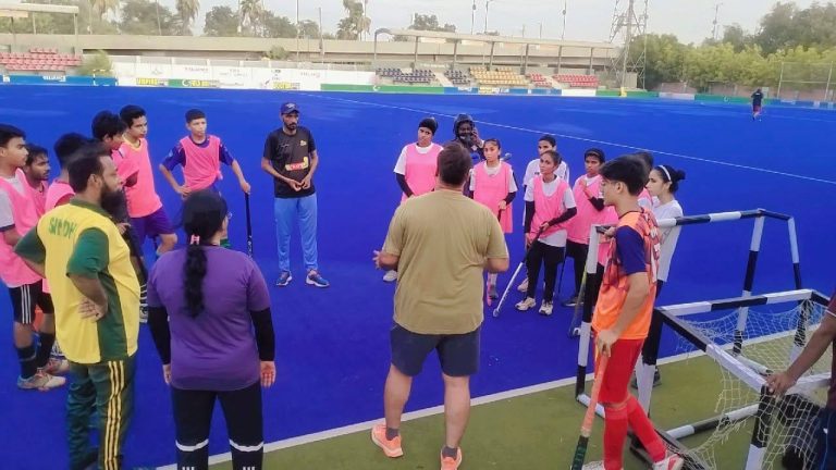 Match Between Ghulaman e Abbas & Karachi Youth Juniors Hockey Teams