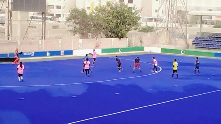 Match Between Ghulaman e Abbas & Karachi Youth Juniors Hockey Teams