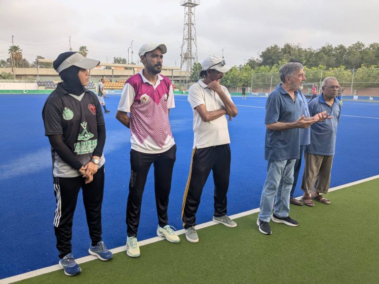 Practice session of Karachi Youth Juniors