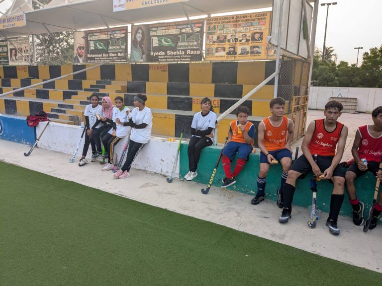 Practice session of Karachi Youth Juniors